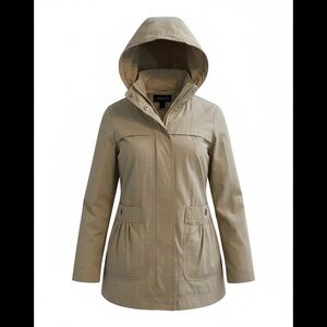 London Fog Women's Beige Utility Jacket